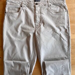 Simons Light Beige Casual Stretch Pants